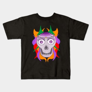 Colorful Skull Kids T-Shirt